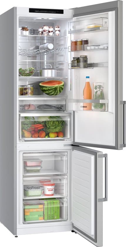 Bosch KGN39AIAU – Serie 6 – Koelkast – Koel-vriescombinatie -RVS – Energielabel A – Zeer stil – Total No Frost – Nooit meer ontdooien – Extra veel ruimte voor versproducten metVitaFresh XXL