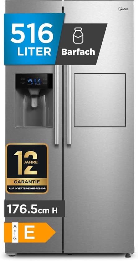 Midea KS-EIX 6.23 Side-By-Side Amerikaanse Koelkast