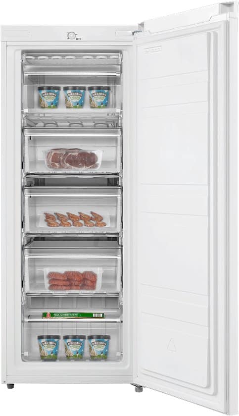 Comfee RCU160WH2(E) Vrieskast, 142 cm hoog, 160 liter vriesgedeelte, 183 kWh/jaar, deuraanslag verwisselbaar,