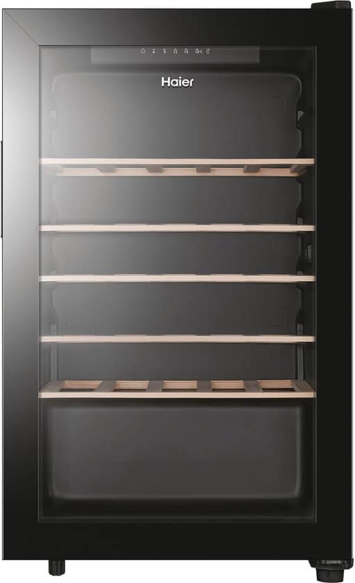 Haier Wine Bank 50 Serie 3 HWS33GG Compressorwijnkoeler Vrijstaand Zwart 33 fles(sen)