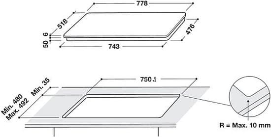 Bauknecht | BS 2677C AL | inductie kookplaat | 80 cm