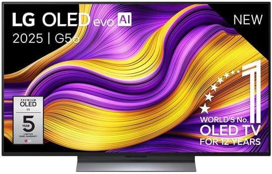 LG G5 OLED48G56LS – 48 inch – 4K OLED Evo Max – 2025 – Smart TV