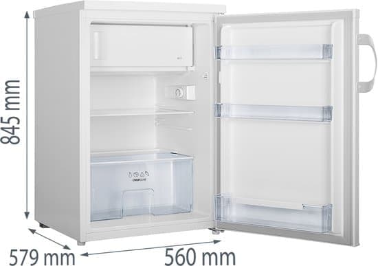Gorenje RB49CPW, 120 l, Vrijstaand, C, 37 dB, N-T, 2 kg/24u