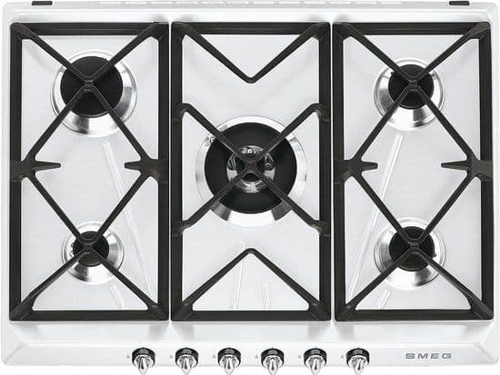 Smeg SR975BGH kookplaat Wit Ingebouwd Gaskookplaat 5 zone(s)