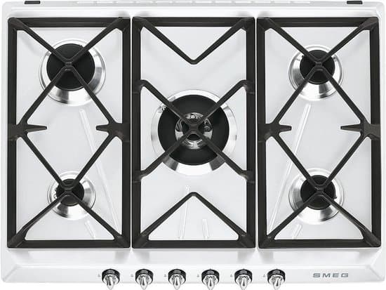 Smeg SR975BGH kookplaat Wit Ingebouwd Gaskookplaat 5 zone(s)