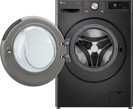 LG F4WR709YB wasmachine Voorlader 9 kg 1400 RPM Zwart Duits display