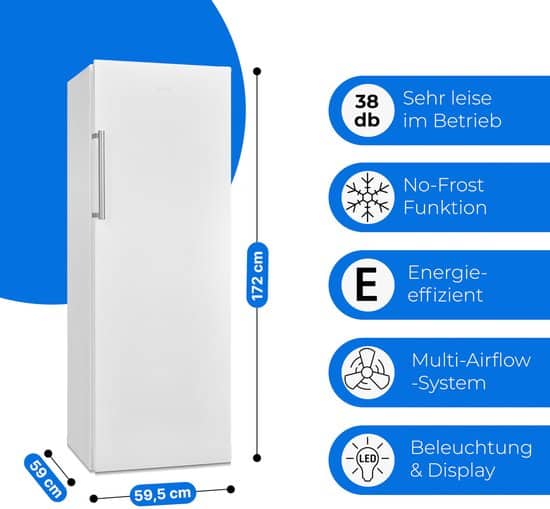 Bomann Koelkast 172cm – 322 liter – Energielabel E