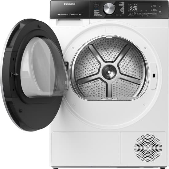 Hisense 5S Serie DH5S902BW Wasdroger met C Energielabel – Warmtepompdroger – 9kg – ConnectLife – Basket Dry