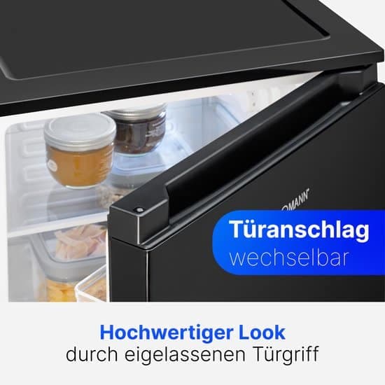 Bomann VS 7255 – Koelkast – Tafelmodel – 87 Liter – LED verlichting – Zwart