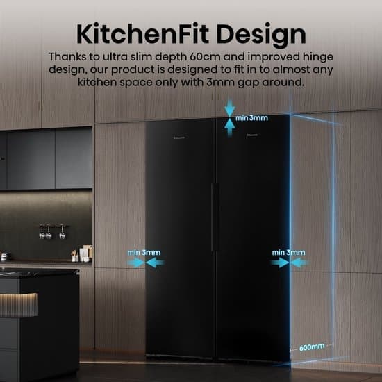 Hisense Koelkast RL5K370GSFC – 372 liter – Energielabel C