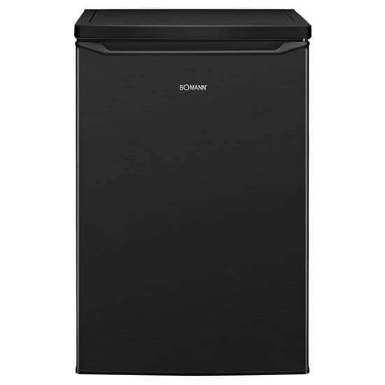 Bomann KS 7251 – Tafelmodel koelkast met vriesvak – 109 Liter – Zwart Inox Look – energieklasse C