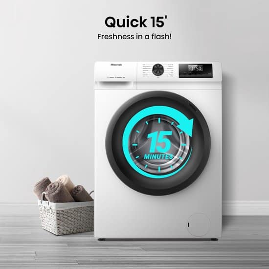 Hisense WF1Q9041BW wasmachine Voorlader 9 kg 1400 RPM Wit- Duits display