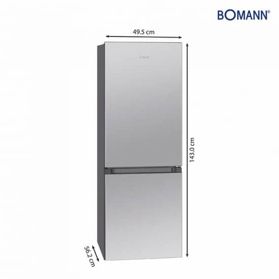 Bomann Koel-vriescombinatie KG 320.2 – 165 liter – Energielabel E
