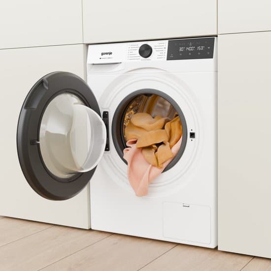 Gorenje WGAM484A wasmachine Voorlader 8 kg 1320 RPM Wit- Duits display