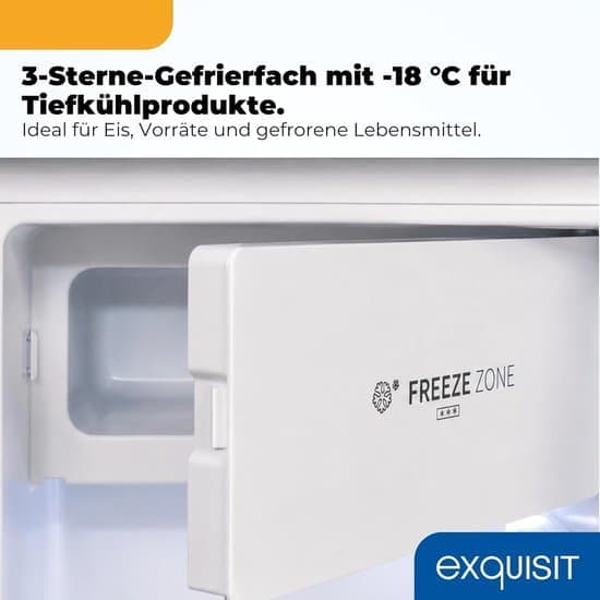 Exquisit Koelkast KS5117-3-010E – 82 liter – Energielabel E