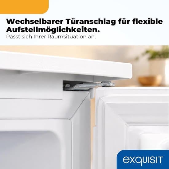 Exquisit Koelkast KS5117-3-010E – 82 liter – Energielabel E