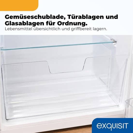 Exquisit Koelkast KS5117-3-010E – 82 liter – Energielabel E