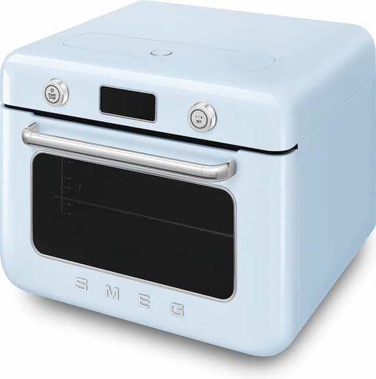 Smeg Stoomoven COF01PBEU – Pastelblauw – 51 cm