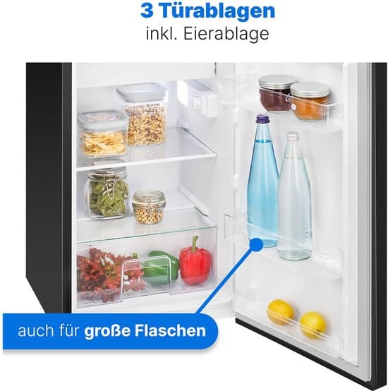 BOMANN KS 7254 Koelkast (E, 83,5 cm hoog, zwart)