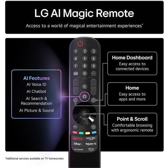 LG C5 OLED42C54LA – 42 inch – 4K OLED Evo – 2025 – Smart TV