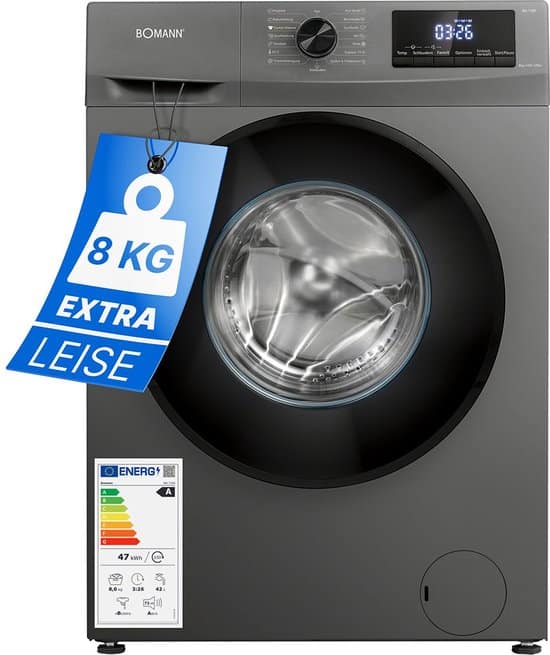 Bomann Wasmachine WA 7185 T – 8 kg – Energielabel A