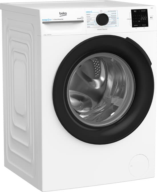 Beko b300 BM3WFU3841X wasmachine Voorlader 8 kg 1400 RPM Wit- Duits display