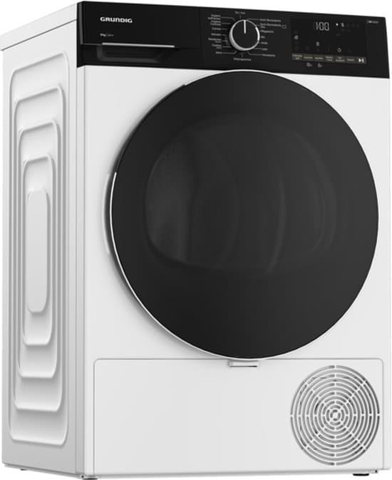 Grundig GT55924F14, Vrijstaand, Voorlader, Warmtepomp, Duits display