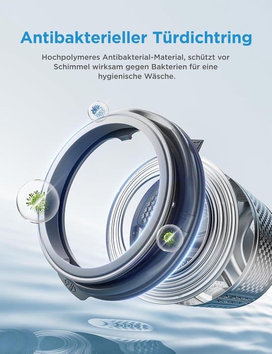 Midea MFV3EW100BA10 Wasmachine – 10 kg – energie-efficiëntieklasse A-10% – 1400 rpm – Duits Display