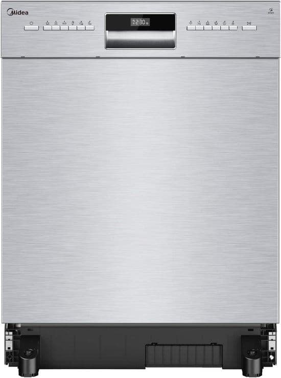 Midea Onderbouw vaatwasser MDWEU1435XSS-W – 14 couverts – Energielabel E