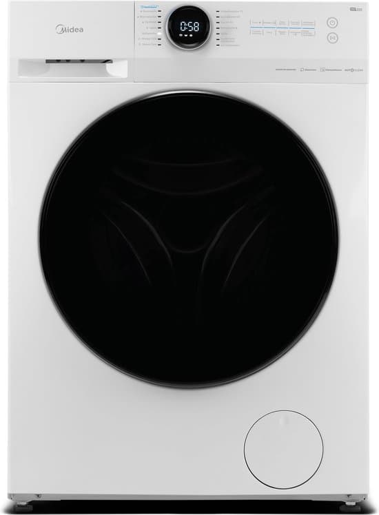 Midea MF200W90WB-14A wasmachine Voorlader 9 kg 1300 RPM Wit Duits Display