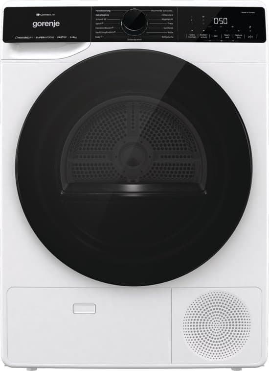 Gorenje Warmtepompdroger DPNA83W – 8 kg – Wit