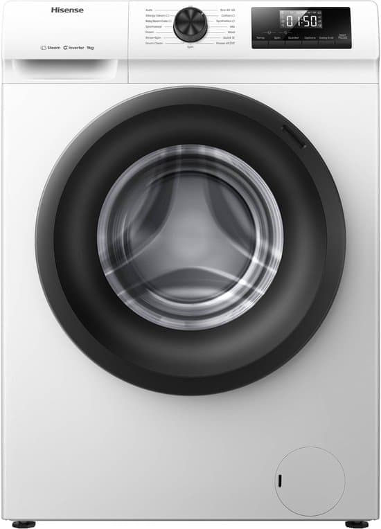 Hisense WF1Q9041BW wasmachine Voorlader 9 kg 1400 RPM Wit- Duits display