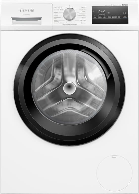 Siemens WM14N206NL – iQ300 – Wasmachine met stoom – 8 kg – 1400 rpm – smartFinish: vermindert kreukels tot 50% – speedPack L: verkort wasprogramma’s met varioSpeed