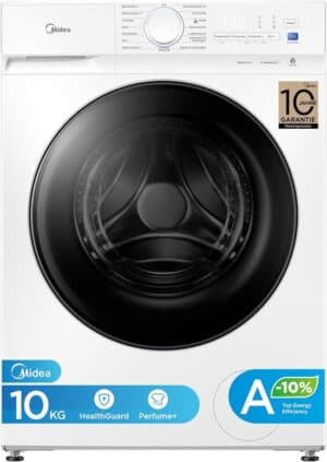 Midea MFV3EW100BA10 Wasmachine - 10 kg - energie-efficiëntieklasse A-10% - 1400 rpm - Duits Display