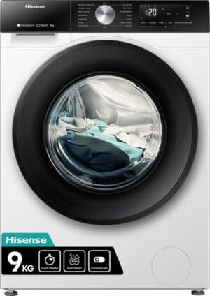 Hisense WF3S9043BW3 wasmachine Voorlader 9 kg 1400 RPM Wit - Duits display