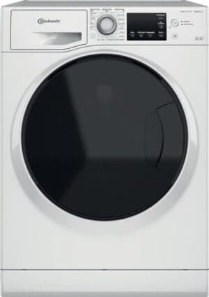 Bauknecht WATK Sense 86S 41 C, Voorlader, Vrijstaand, Wit, Links, Zwart, Zwart Duits Display