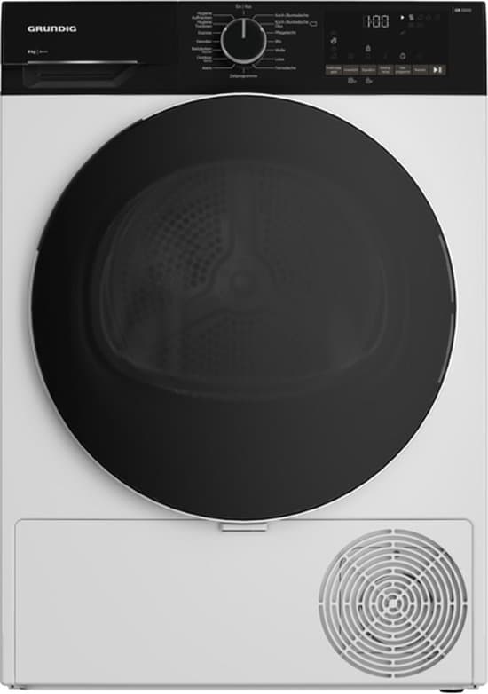 Grundig GT55924F14, Vrijstaand, Voorlader, Warmtepomp, Duits display