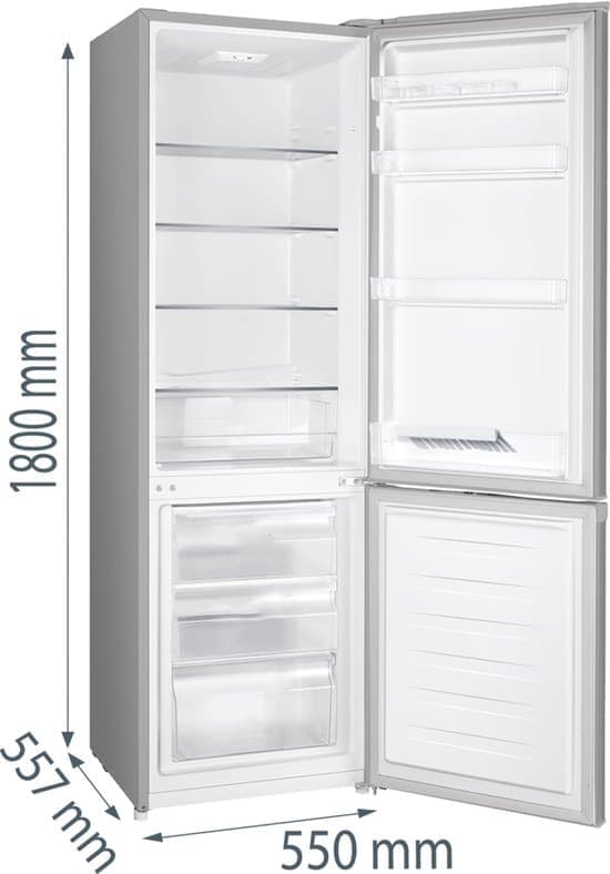 Gorenje RK4182PS4 | Koelvriescombinatie | CrispZone | 180 cm | RVS
