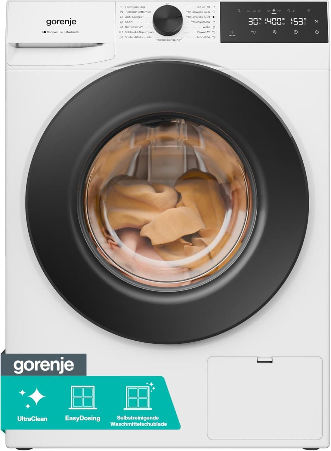 Gorenje Wasmachine WGAM484A – 8 kg – Energielabel A