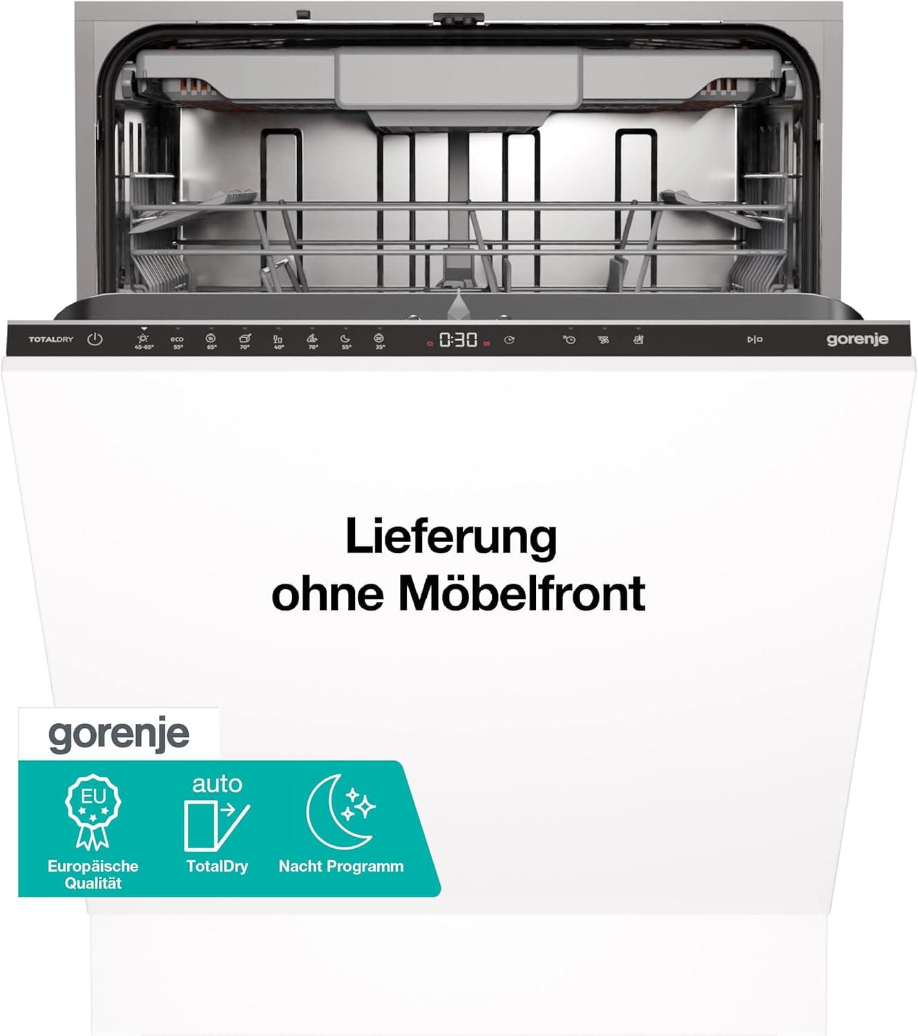Gorenje GI643D91X Semi-ingebouwd 16 couverts