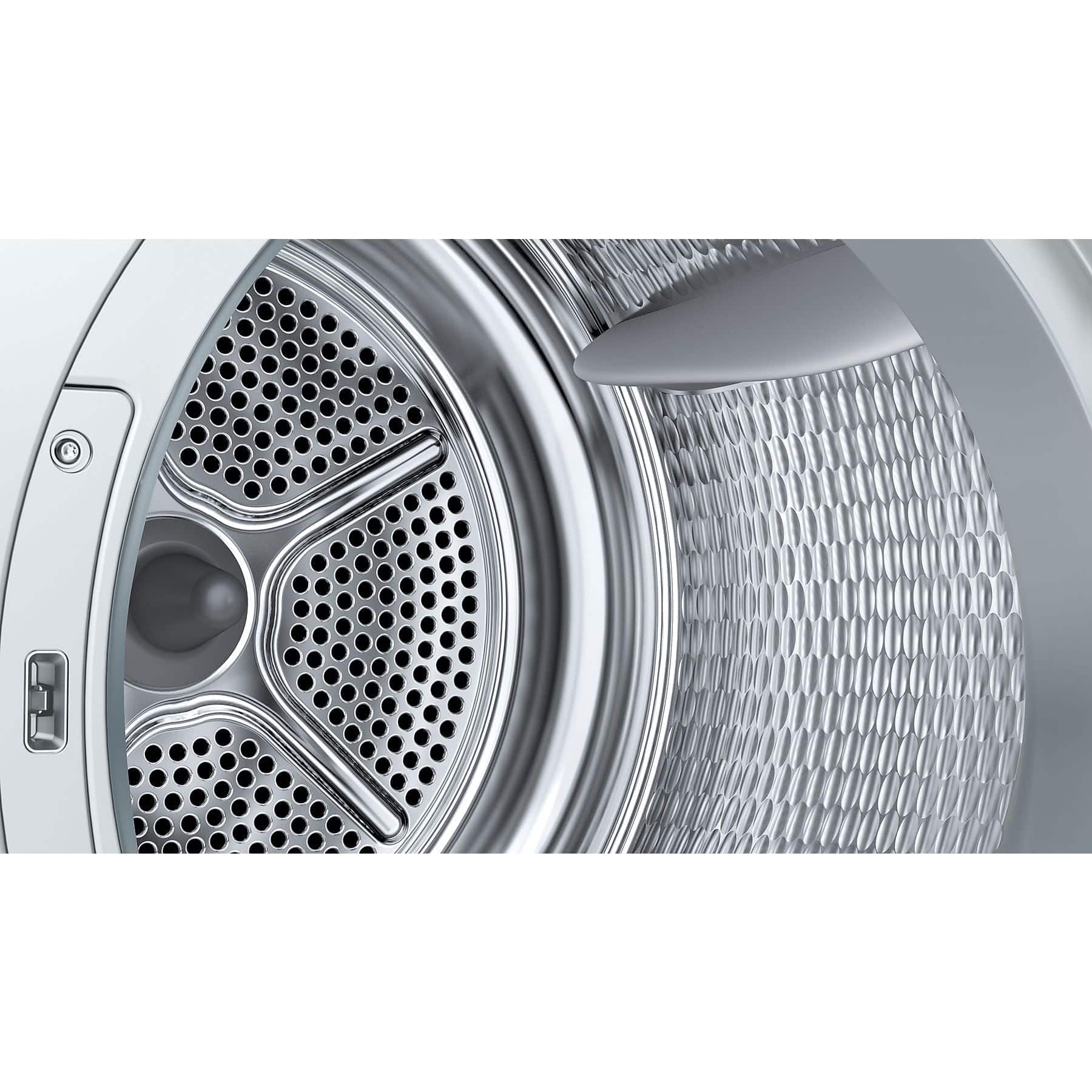 SIEMENS WQ35B2B30 Warmtepompdroger (8 kg, energie-efficiëntieklasse: C, 61 dB(A)), wit) Duits display