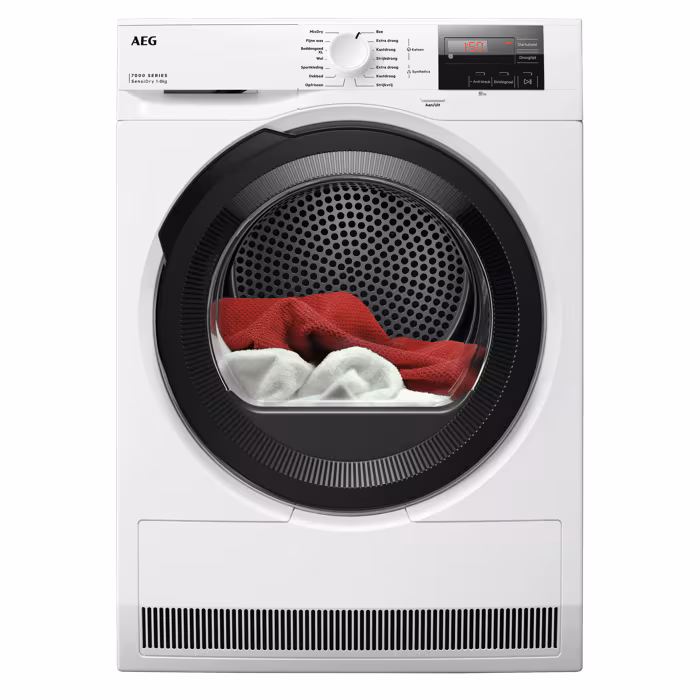 AEG TR728D4Z – 8 kg – 64 db(A) – Energielabel D Warmtepompdroger