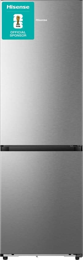 Hisense RB3K330SAIC – Vrijstaande koel-vriescombinatie – 185 cm hoog – 330 liter – Energielabel C – Geluidsniveau 35 dB – LED Display – SuperCool – FastFreeze – Deuralarm – Kinderslot – Interverter Compressor – ConnectLife