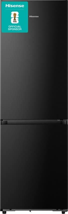 Hisense RB3K330SAFC – Vrijstaande koel-vriescombinatie – 185 cm hoog – 330 liter – Energielabel C – Geluidsniveau 35 dB – LED Display – SuperCool – FastFreeze – Deuralarm – Kinderslot – Interverter Compressor – ConnectLife