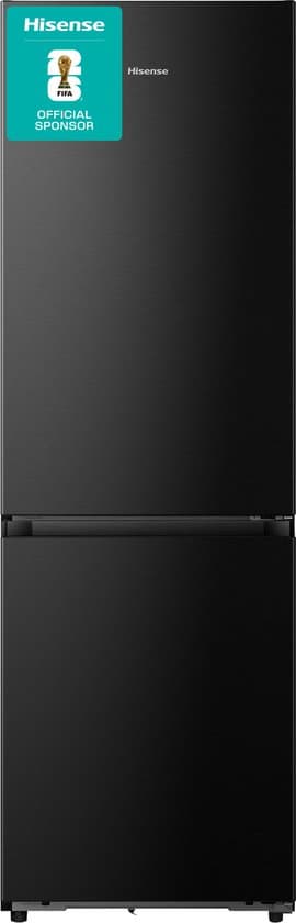 Hisense RB3K330SAFC – Vrijstaande koel-vriescombinatie – 185 cm hoog – 330 liter – Energielabel C – Geluidsniveau 35 dB – LED Display – SuperCool – FastFreeze – Deuralarm – Kinderslot – Interverter Compressor – ConnectLife