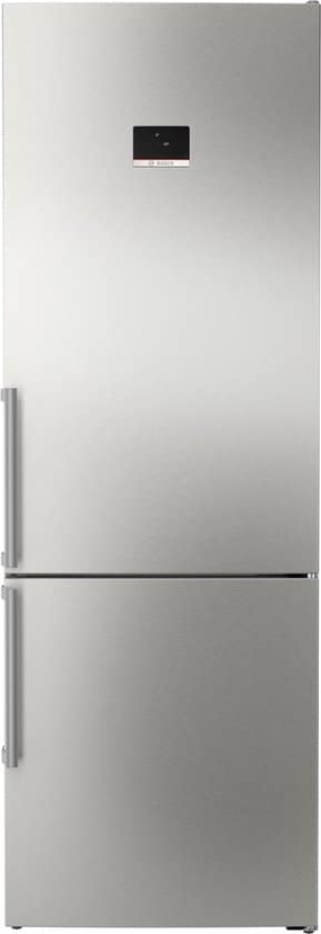 Bosch KGN49AIBT – Serie 6 – Koelkast – Koel-vriescombinatie – 203 x 70 cm – Extra breed – RVS – Energielabel B – Zeer stil- Total No Frost: Nooit meer ontdooien – VitaFresh XXL 0°C: houd etenswaren langer vers met extra ruime vershoudlades