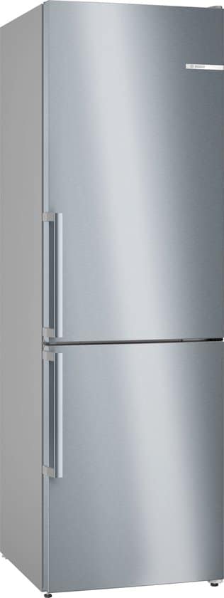 Bosch KGN36VICT – Serie 4 – Koelkast – Koel-vriescombinatie – Total No Frost – nooit meer ontdooien – RVS – Energielabel C – Zeer stil – Extra veel ruimte voor je verse etenswaren met VitaFresh