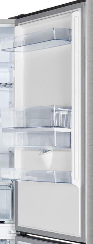 ETNA KCV286WRVS- Vrijstaande Koel-vriescombinatie – 186 cm – RVS – Waterdispenser – No Frost