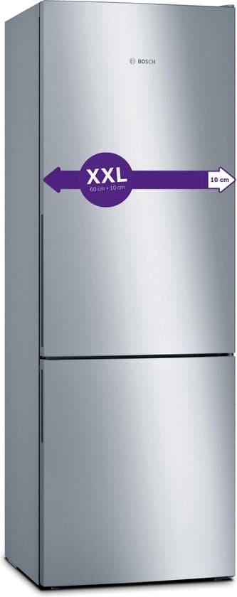 Bosch Koel-vriescombinatie KGE49AICA – Energielabel C – RVS