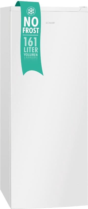 Bomann GS 7343 – Vrijstaande Vriezer – No Frost – 161 liter – Wit – Energieklasse D